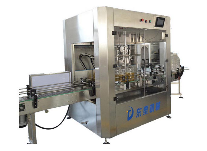 全自動(dòng)定量食用油灌裝線